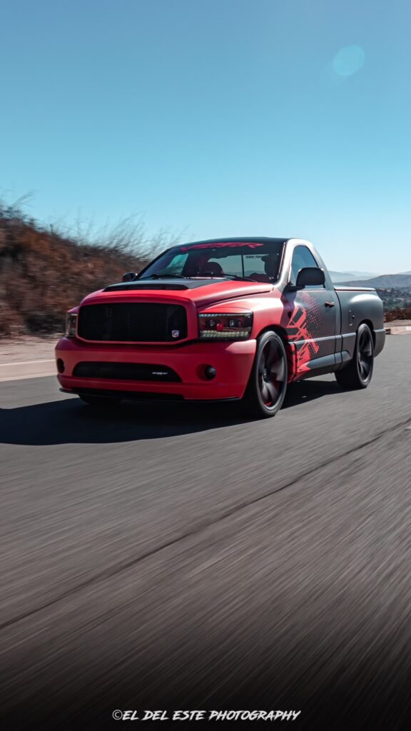 02-05 dodge ram demon style hood