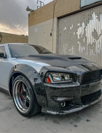 2005-2010 Dodge Charger Redeye V2 Cowl Hood - Image 3
